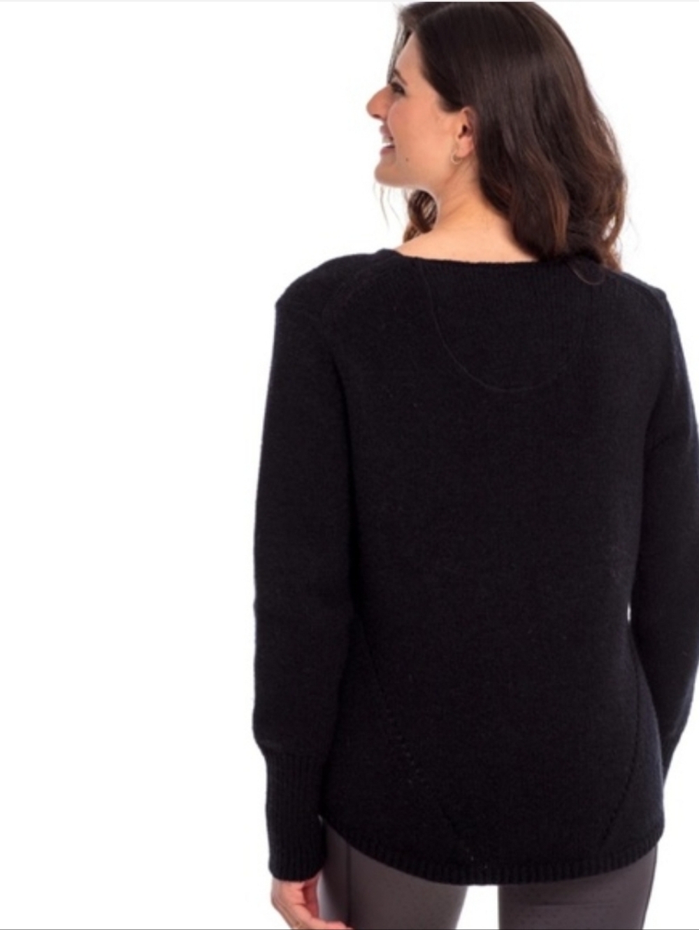 NWT Goode Rider Ride Sweater In Black Size Small - Picture 7 of 9
